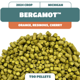 Bergamot™ Hop Pellets (2024) 25 crop coming soon.
