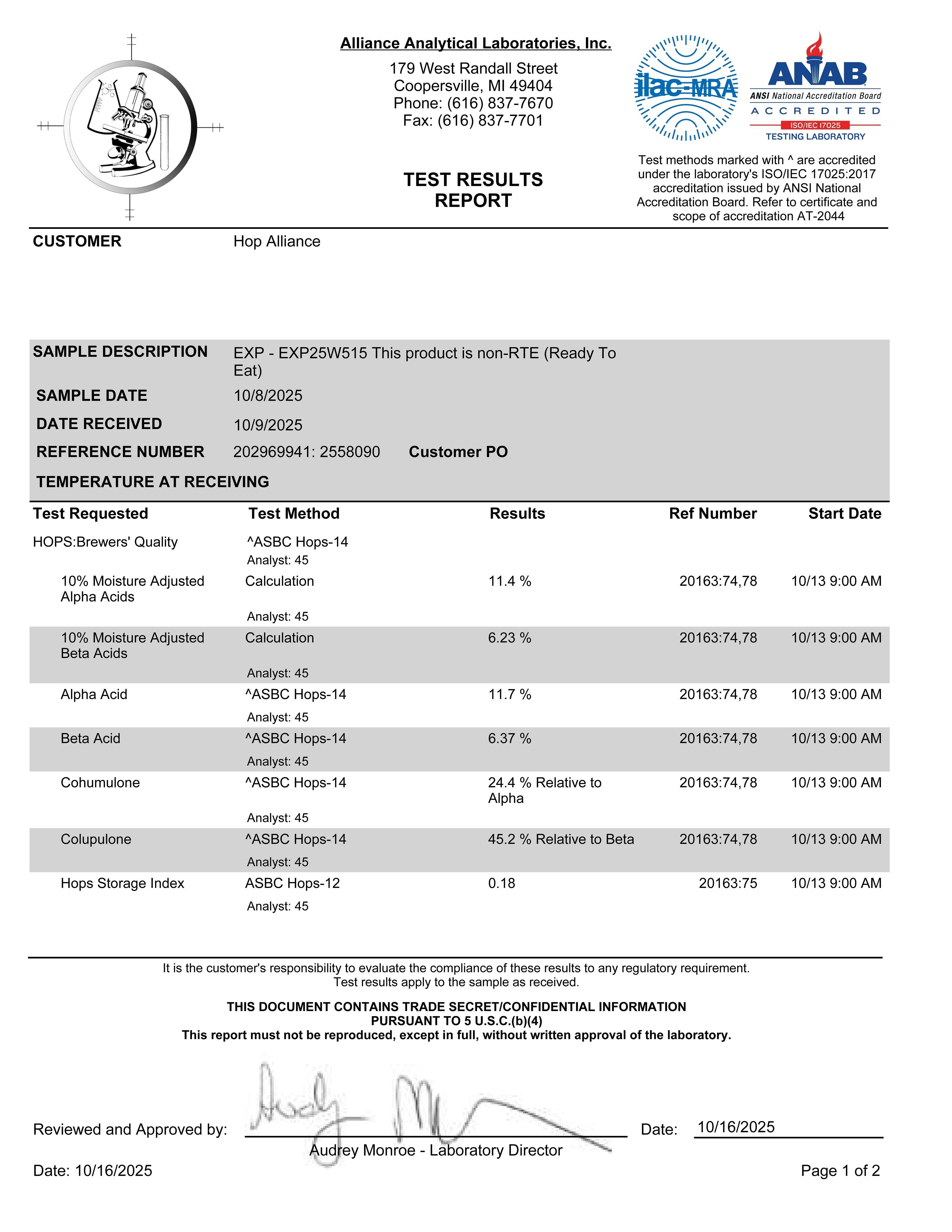 Idaho Gem™ Hop Pellets (2025)