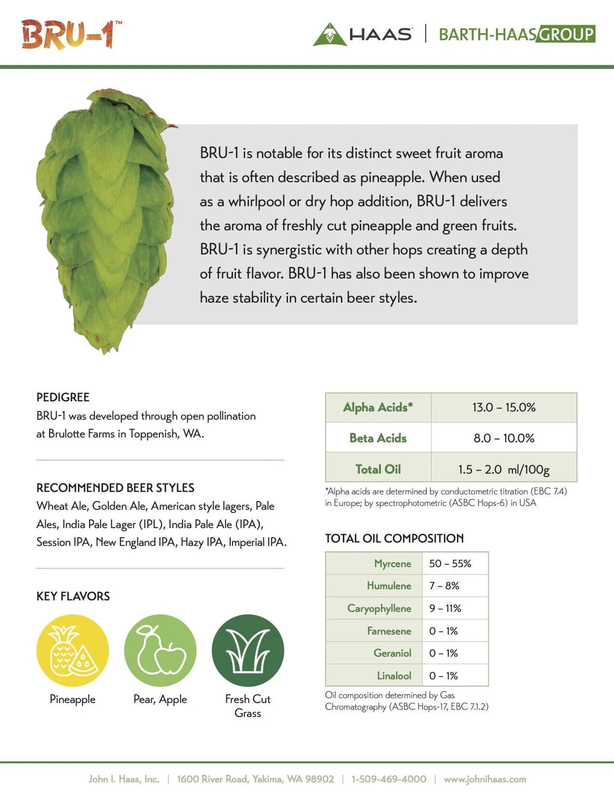 BRU-1™ Hop Pellets (2023)