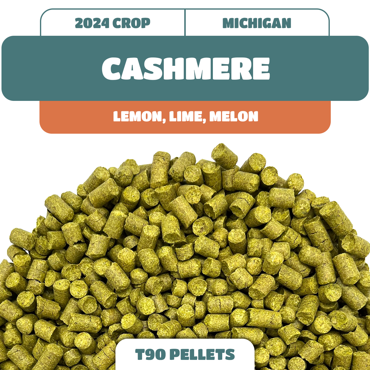 Cashmere Hop Pellets (2024) Michigan Grown!
