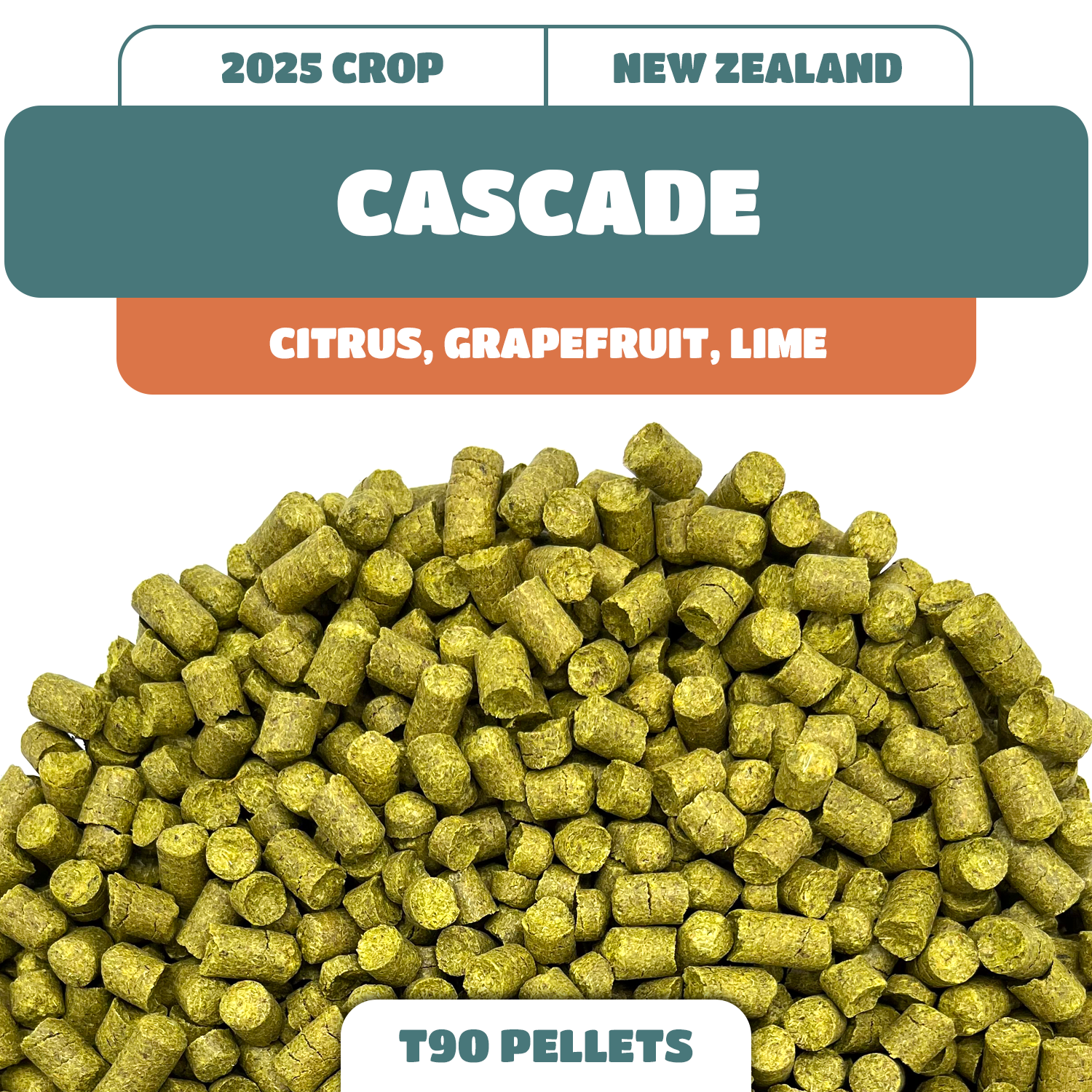 Cascade NZ "Taiheke" Hop Pellets (2025)