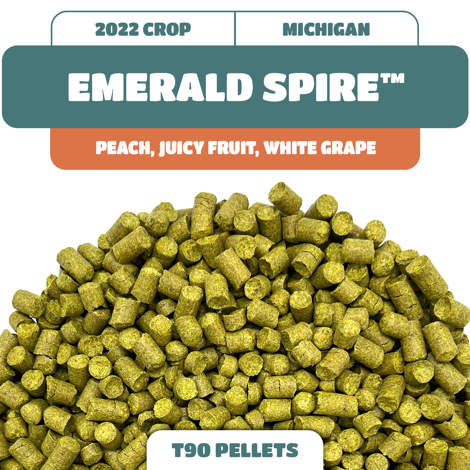 Emerald Spire MI Hop Pellets (2022) Michigan Grown!