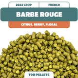 Barbe Rouge FR Hop Pellets (2022) 23 crop coming.