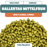 Hallertau Mittlefruh GR Hop Pellets (2025)