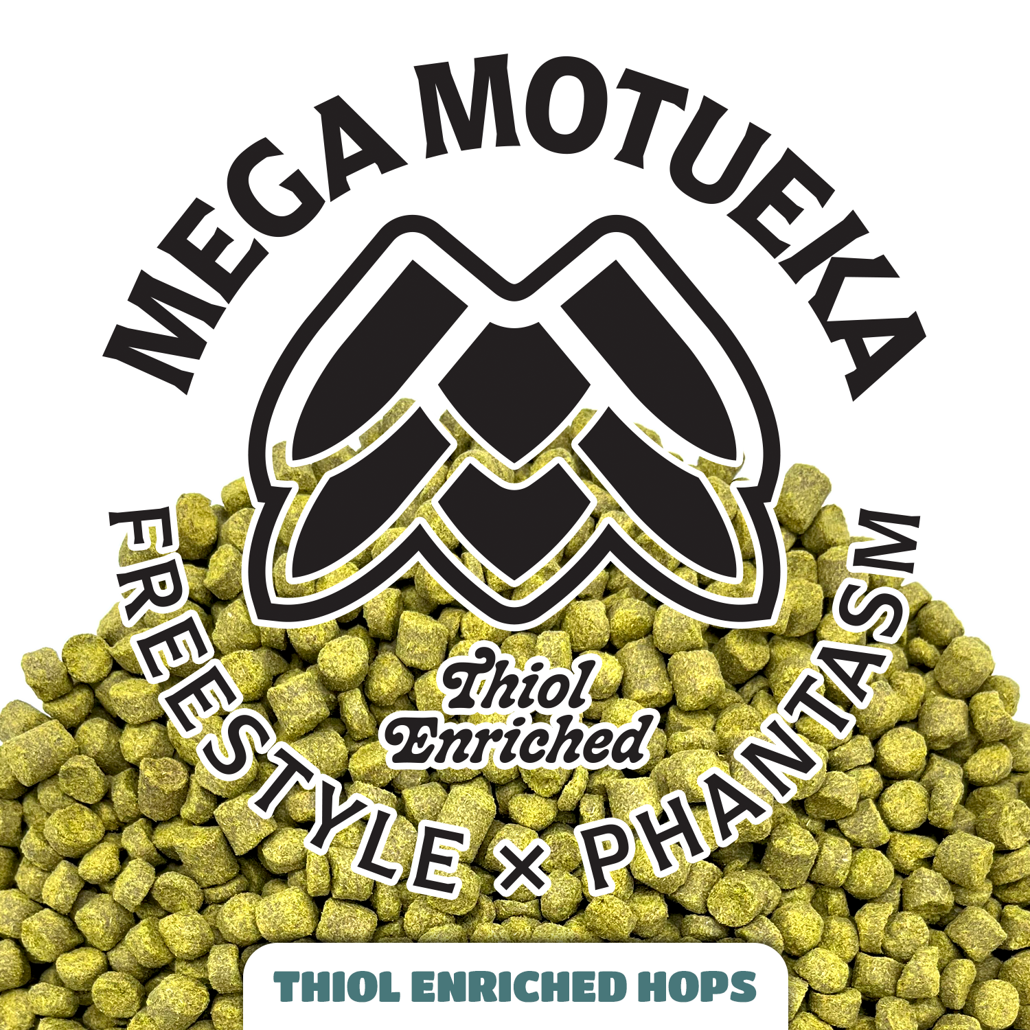 Mega Motueka™ Thiol Enriched Hop Pellets (2023)