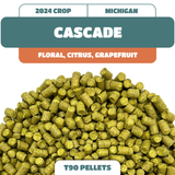 Cascade Hop Pellets (2024) Michigan Grown!