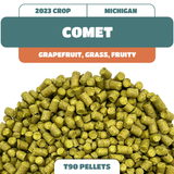 Comet MI Hop Pellets (2023) Michigan Grown!