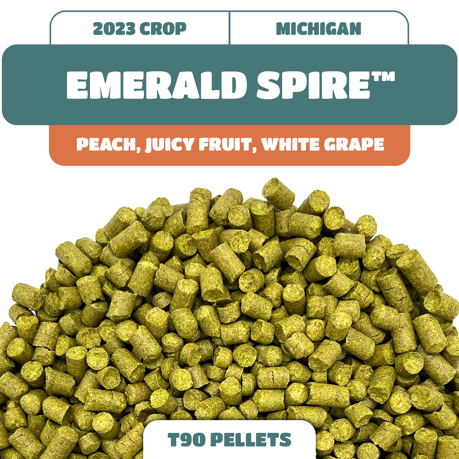 Emerald Spire™ MI Hop Pellets (2023) Michigan Grown!