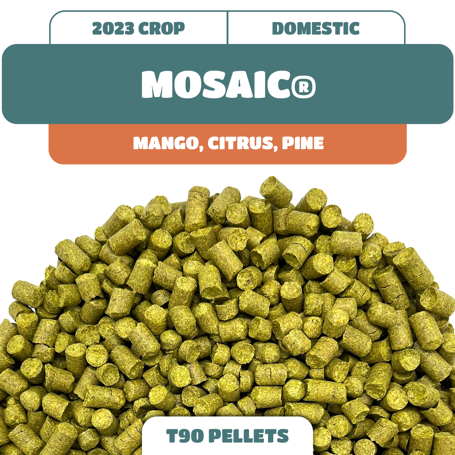 Mosaic® Hop Pellets (2023)
