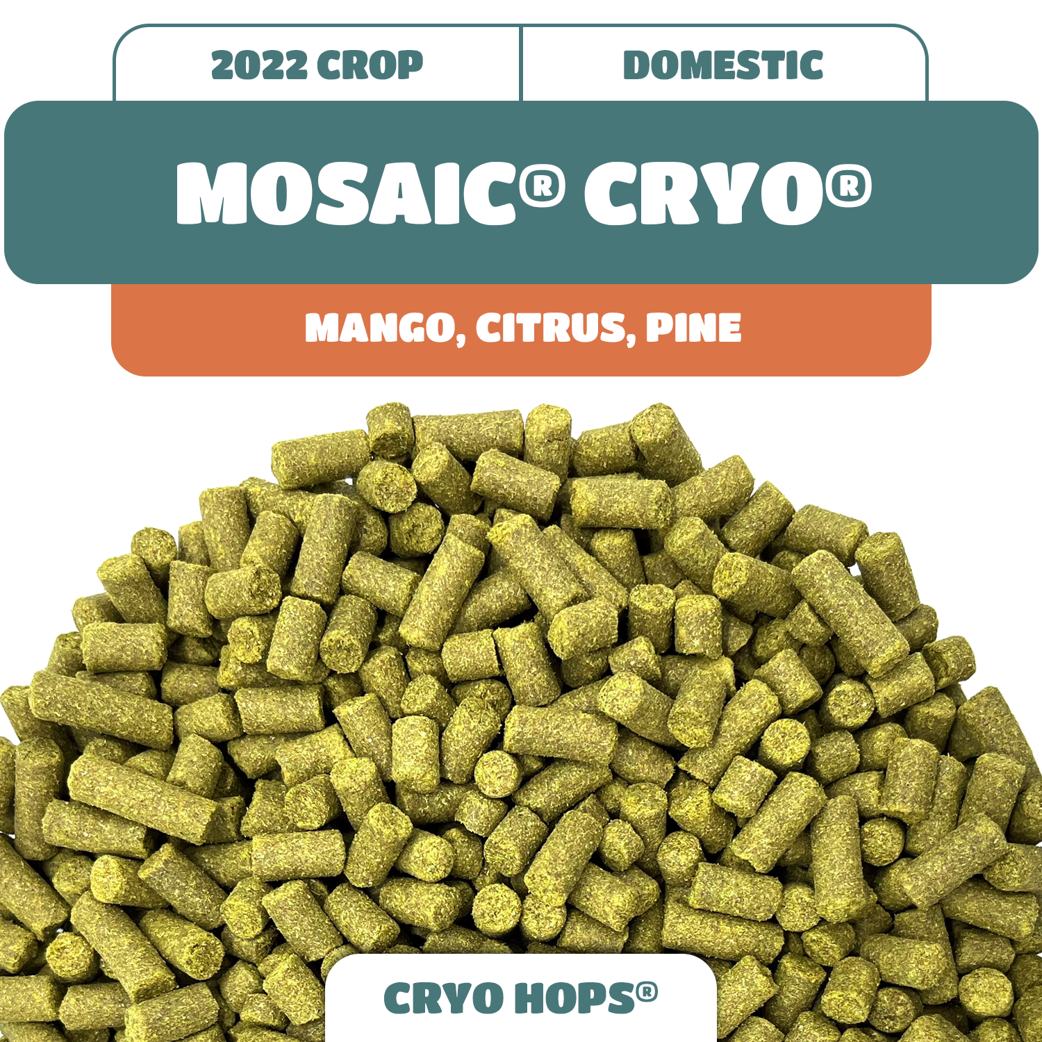 Mosaic Cryo Hop Pellets (2022)