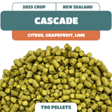 Cascade NZ "Taiheke" Hop Pellets (2025)