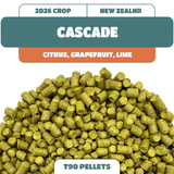 Cascade NZ "Taiheke" Hops (2026)