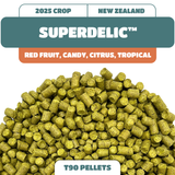 Superdelic™ NZ Hop Pellets (2025) Due 10/22