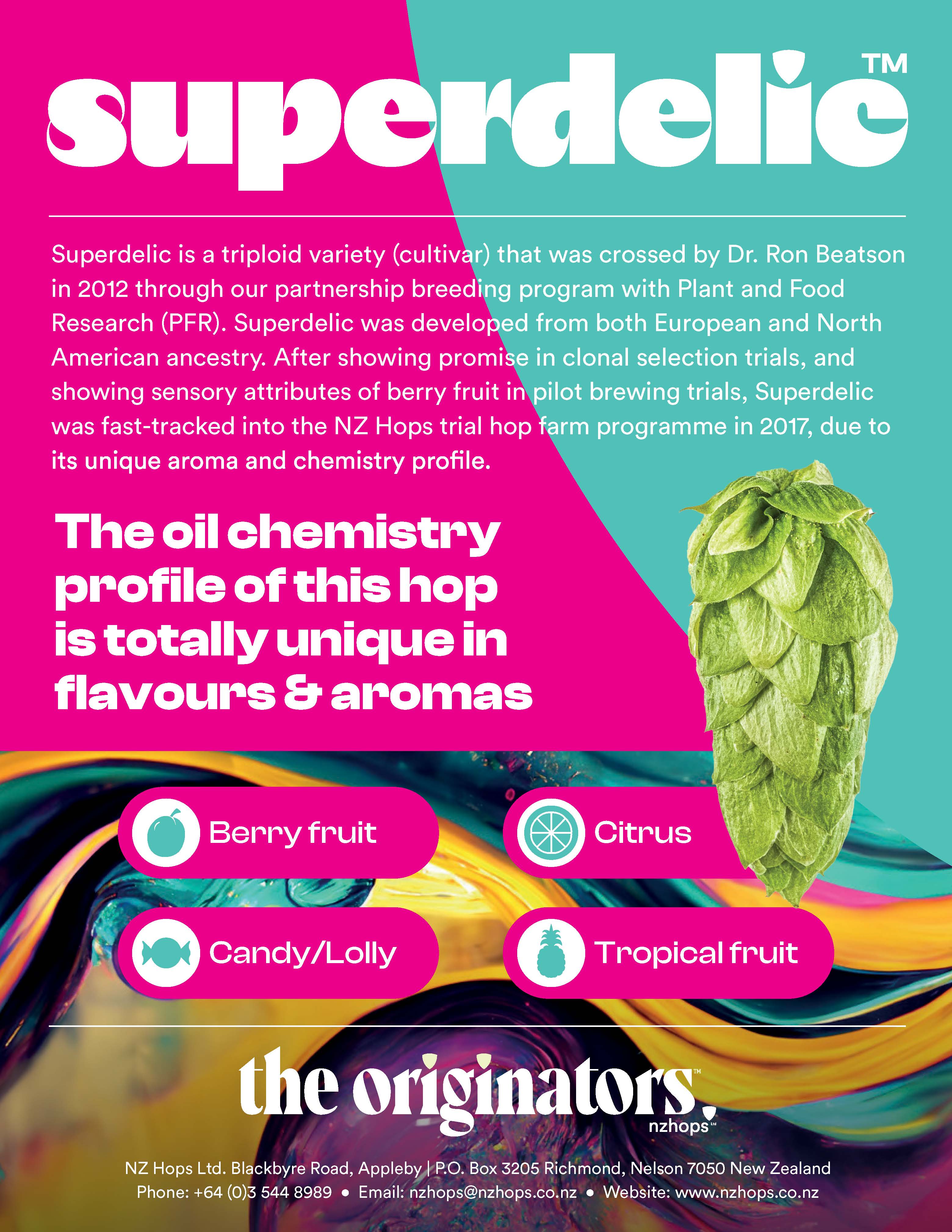 Superdelic™ NZ Hop Pellets (2024)