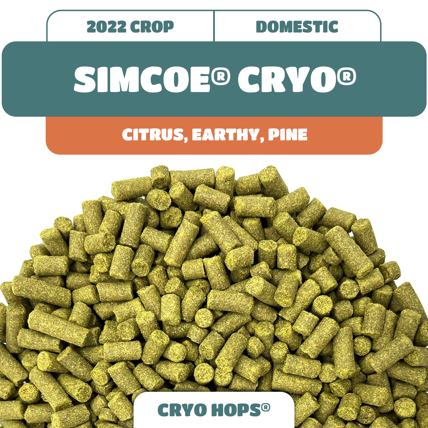 Simcoe® Cryo Hop Pellets (2022)