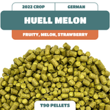 Huell Melon GR Hop Pellets (2022)