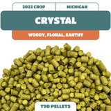 Crystal MI Hop Pellets (2022) Michigan Grown!